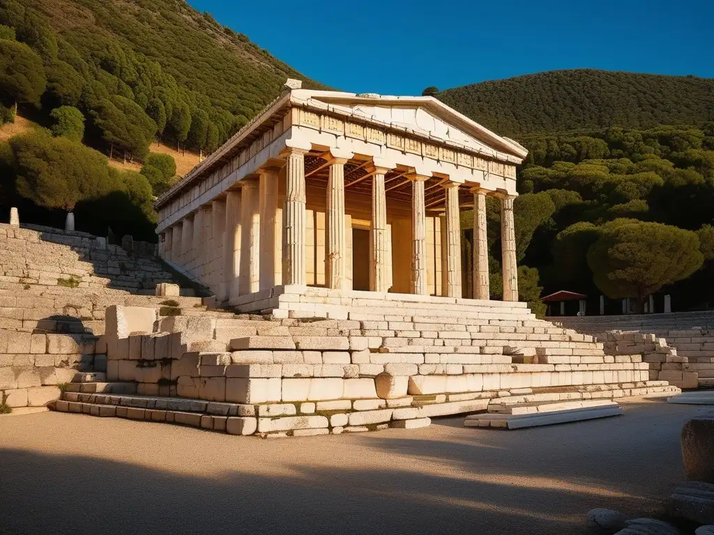 Templo de Asclepius en Epidaurus, Grecia: influencia divina y medicina en la Antigua Grecia