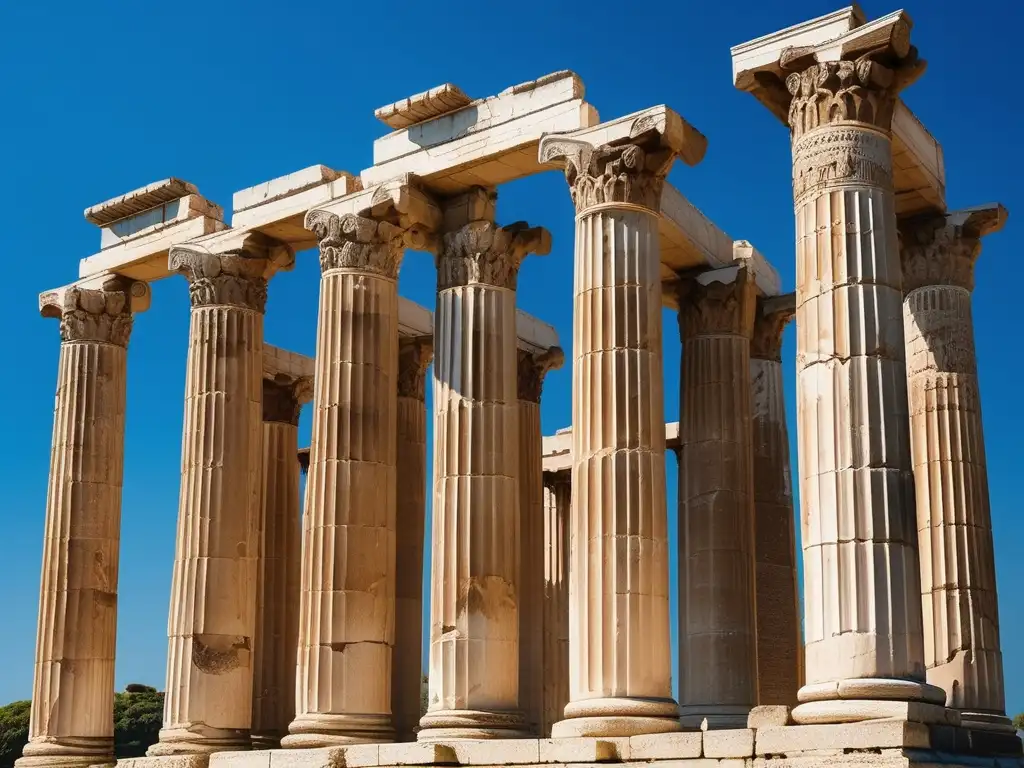 Descubriendo los secretos de Pausanias en Grecia: impresionante imagen de las ruinas del Templo de Zeus en Olympia