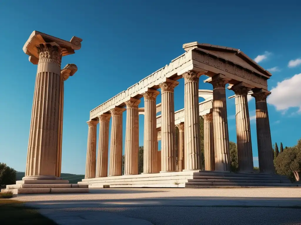 Influencia de Zeus en la Antigua Grecia: Templo de Zeus en Olympia, Grecia