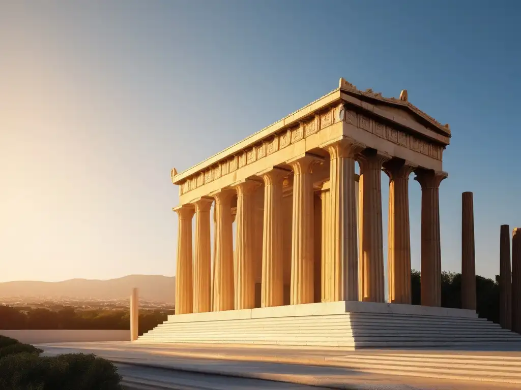 Templo Zeus Olímpico: grandeur y esplendor antiguo con detalles exquisitos, belleza arquitectónica y patrimonio cultural griego