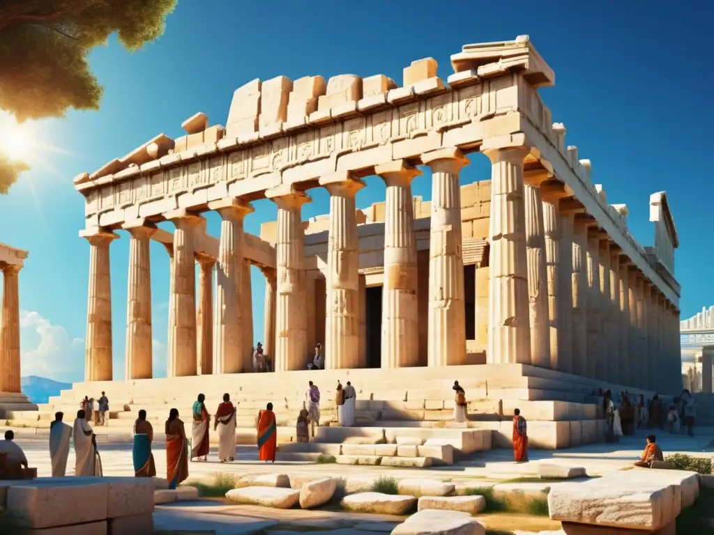 Templo antiguo griego: Importancia rituales sacrificio Antigua Grecia