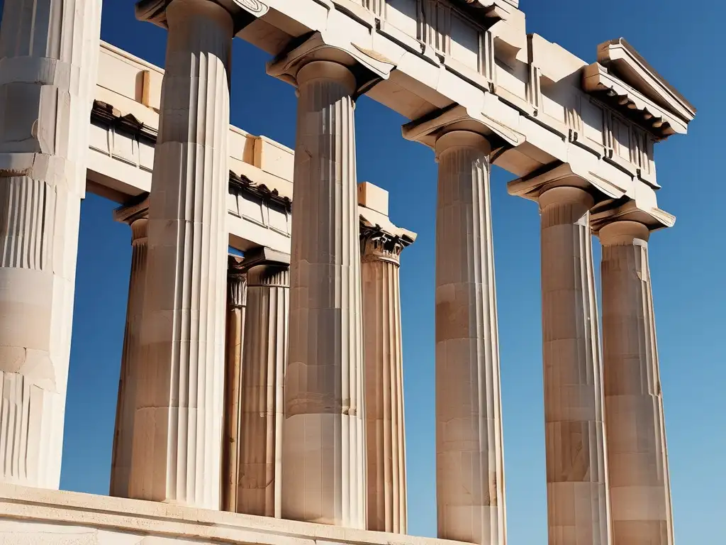 Descubriendo la arquitectura griega antigua: Maravillas ocultas - Parthenon en detalle 8k, majestuosidad de los templos griegos