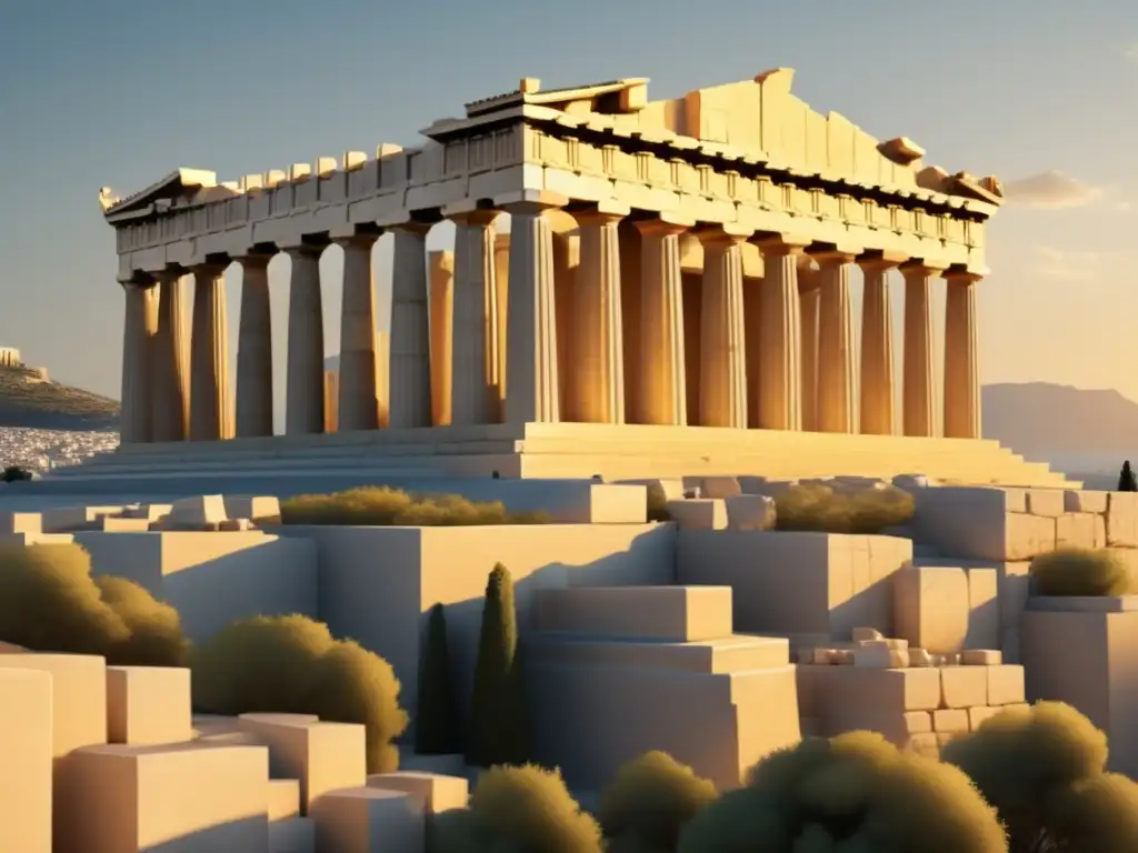 Imagen de la antigua Grecia: Parthenon en Acropolis - Religión y diplomacia en Grecia