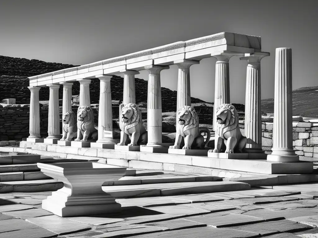 Terraza de los Leones en Delos: Importancia cultural de Delos en Grecia