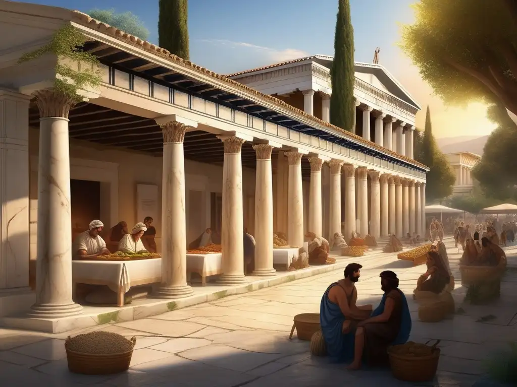 Agora griega: comercio, debates filosóficos y arquitectura elegante en la vibrante Grecia antigua - Evolución financiera en Grecia antigua