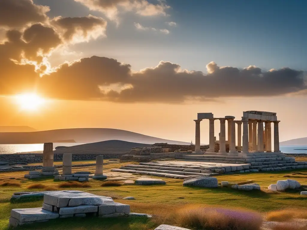 Delos: ombligo sagrado de Grecia, captura la esencia histórica y religiosa de la isla